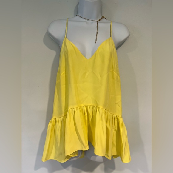 Cinq á Sept S Silk Janet Ruffle Hem Top - Picture 7 of 15